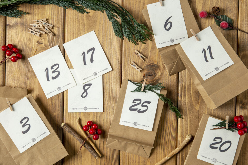 Calendar for Unique Countdown to Christmas