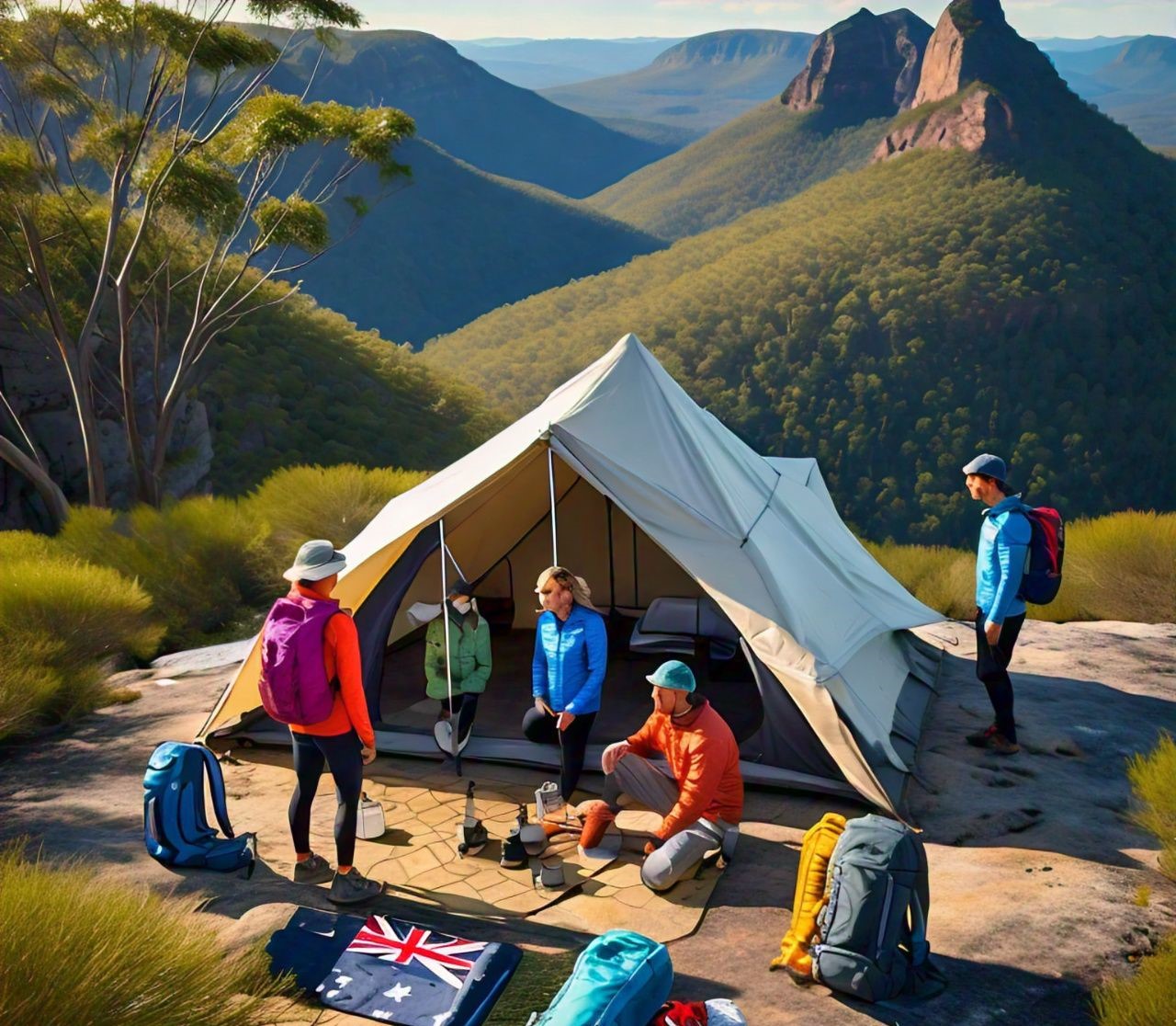 best hiking and camping spots in Austrailia